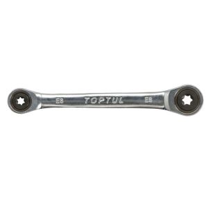 Clé à cliquet TOPTUL E6xE8 beidseitig