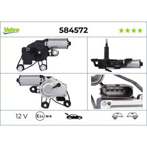 Wischermotor VALEO VAL584572