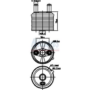 Ölkühler, Automatikgetriebe NISSENS 91267