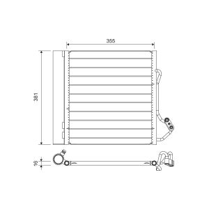 A/C-kondensor VALEO 822741