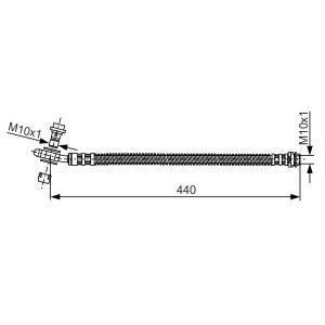 Bremsschlauch BOSCH 1 987 481 175