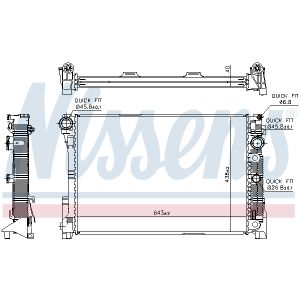 Jäähdytin NISSENS NIS 67163