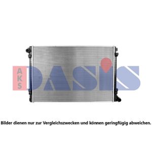 Radiador, arrefecimento do motor AKS DASIS 040106N