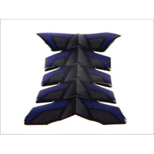 Brandstoftank sticker Tank-Pad VICMA blau carbon