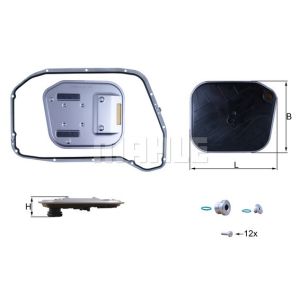Hydrauliikkasuodatin KNECHT HX 189KIT