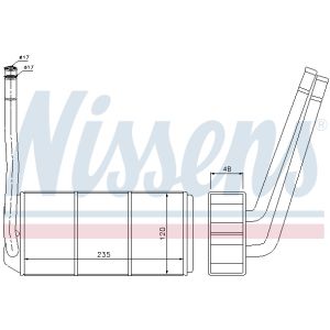 Wasser-Heizgerät NISSENS NIS 73001