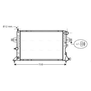 Arrefecedor do motor AVA COOLING OLA2293