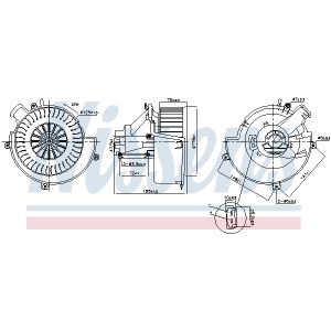 Binnenventilator NISSENS 87624