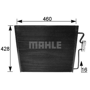 Kondensator, Klimaanlage MAHLE AC 154 001S