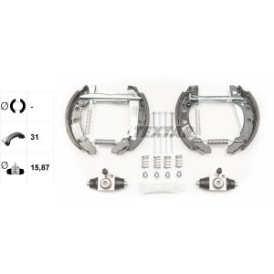 Jarrukenkäsarja Shoe Kit Pro TEXTAR 84018202