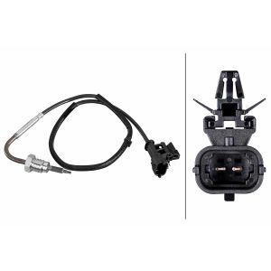 Abgastemperatursensor HELLA 6PT 010 376-731
