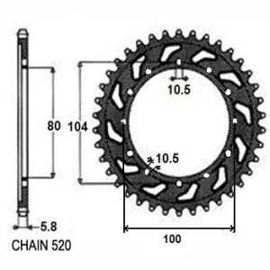 équipement, derrière SUNSTAR SUNR1-3356-39