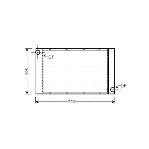 Arrefecedor do motor AVA COOLING BW2373