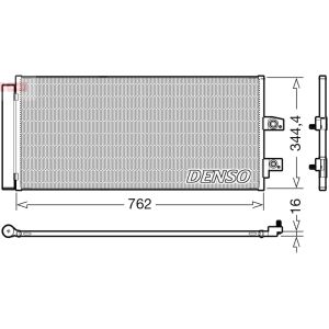 Condenseur (climatisation) DENSO DCN33016