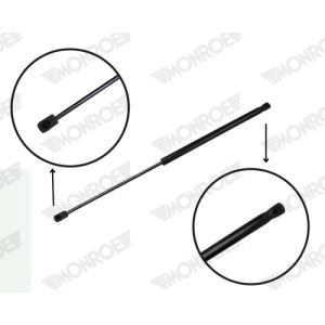 Gasfeder, Kofferraumdeckel MONROE ML6614