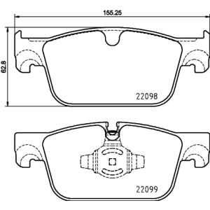 Remblokkenset, schijfrem PRIME LINE BREMBO P 86 028