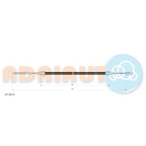 Seilzug, Feststellbremse ADRIAUTO 07.0214 Rechts