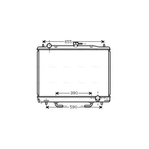 Arrefecedor do motor AVA COOLING MT2170