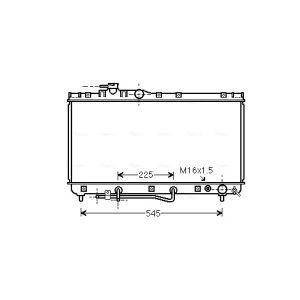 Arrefecedor do motor AVA COOLING TOA2184