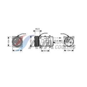 Klimakompressor HIGHWAY AUTOMOTIVE 45057004