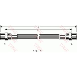 Bremsschlauch TRW PHA140