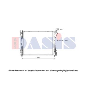 Motorkühler AKS DASIS 180105N