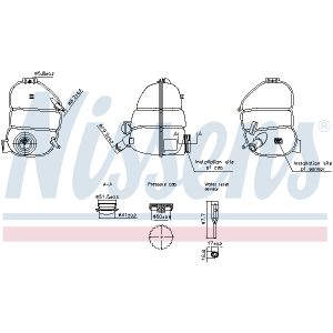 Expansietank, koelvloeistof ** FIRST FIT ** NISSENS 996340