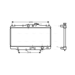Arrefecedor do motor AVA COOLING HD2118