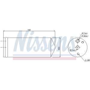 Secador, aire acondicionado NISSENS 95477