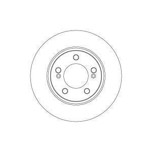 Bremsscheibe TRW DF6924S
