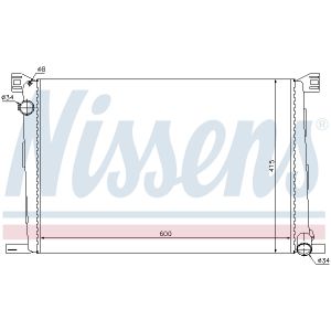 Arrefecedor do motor NISSENS 69706