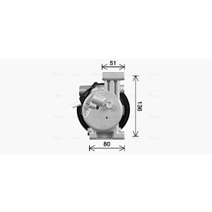 Compressor, ar condicionado AVA COOLING MZAK300