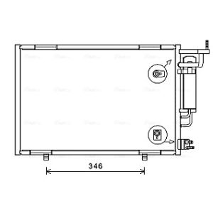 Condensador, ar condicionado AVA COOLING FD5615D AVA