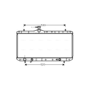 Arrefecedor do motor AVA COOLING SZ2063