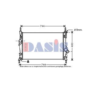 Motorkühler AKS DASIS 090075N