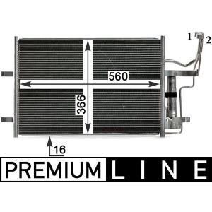 Condenseur (climatisation) MAHLE AC 791 000P
