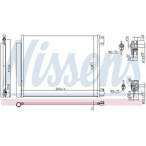 Kondensator, Klimaanlage NISSENS NIS 941060