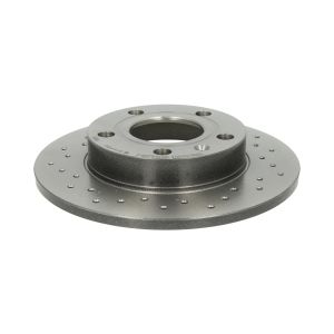 Remschijf BREMBO 0891361X achter, gelocht, geperforeerd, volledig, 1 Stuk