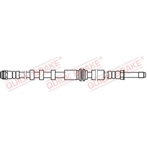 Tubo do travão flexível traseiro, esquerdo QUICK BRAKE 32.709