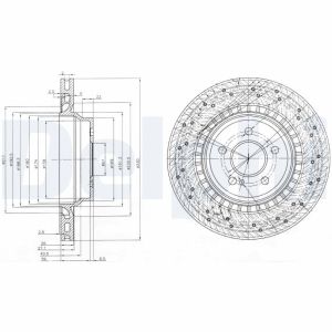 Disco de freno DELPHI BG3917