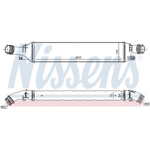 Intercooler NISSENS 96298