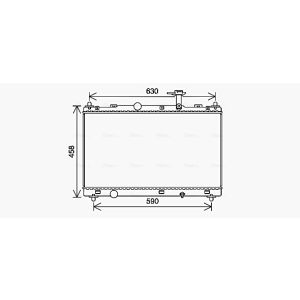 Arrefecedor do motor AVA COOLING SZ2147