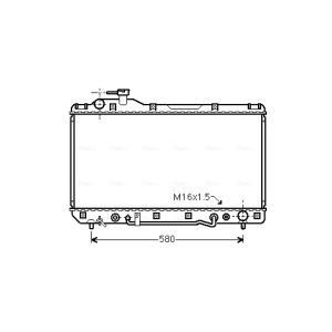 Arrefecedor do motor AVA COOLING TO2220