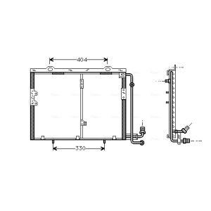Condenseur (climatisation) AVA COOLING MS5207