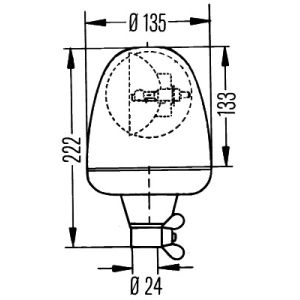 Gyrophare HELLA 2RL 006 846-011