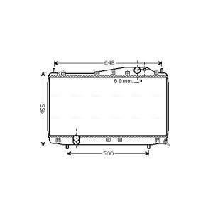 Arrefecedor do motor AVA COOLING DW2054