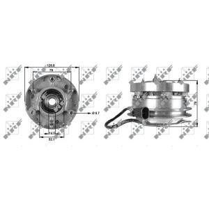 Koppeling, radiatorventilator NRF 49700