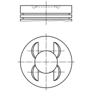 Pistón MAHLE 028 PI 00153 002