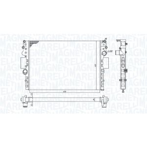 Arrefecedor do motor MAGNETI MARELLI 350213183800