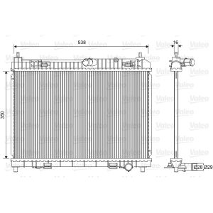 Arrefecedor do motor VALEO 701603